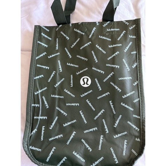 New Lululemon Limited Edition Reusable Shopping Bag Green Small - Picture 2 of 6